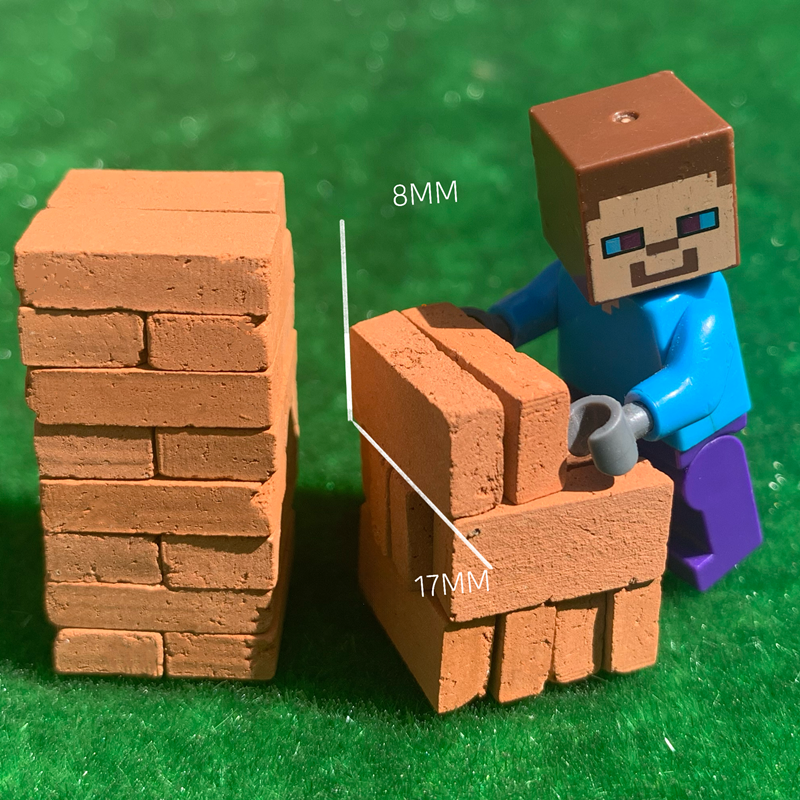100 Extra Real Clay Bricks