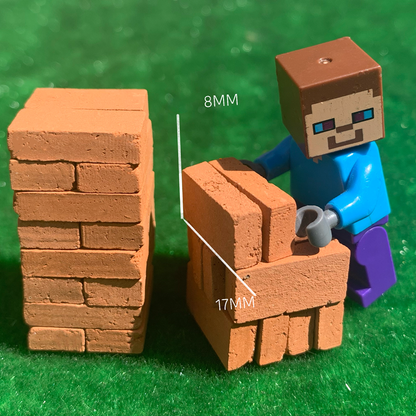 100 Extra Real Clay Bricks